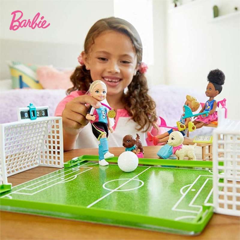 Jual Barbie Chelsea Soccer Playset Mainan  Boneka Anak  
