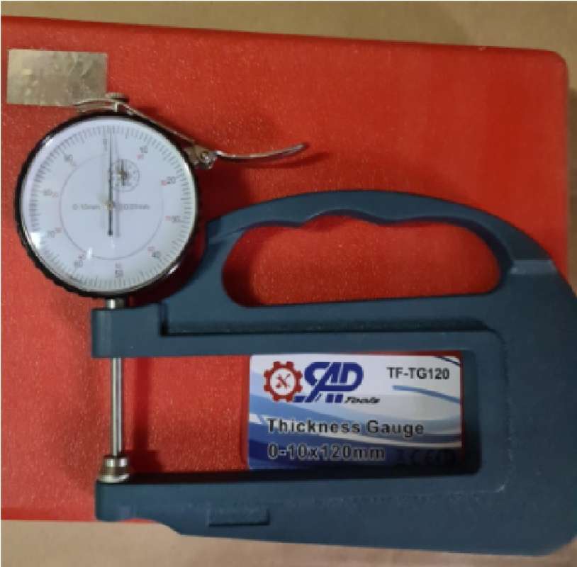 Jual manual/digital thickness gauge alat ukur ketebalan 0 10 Ã— 120mm di Seller Berkah Mulia