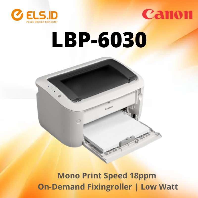 Promo Printer Canon Laser Jet Lbp 6030 Mono Print Low Watt Diskon 6 Di