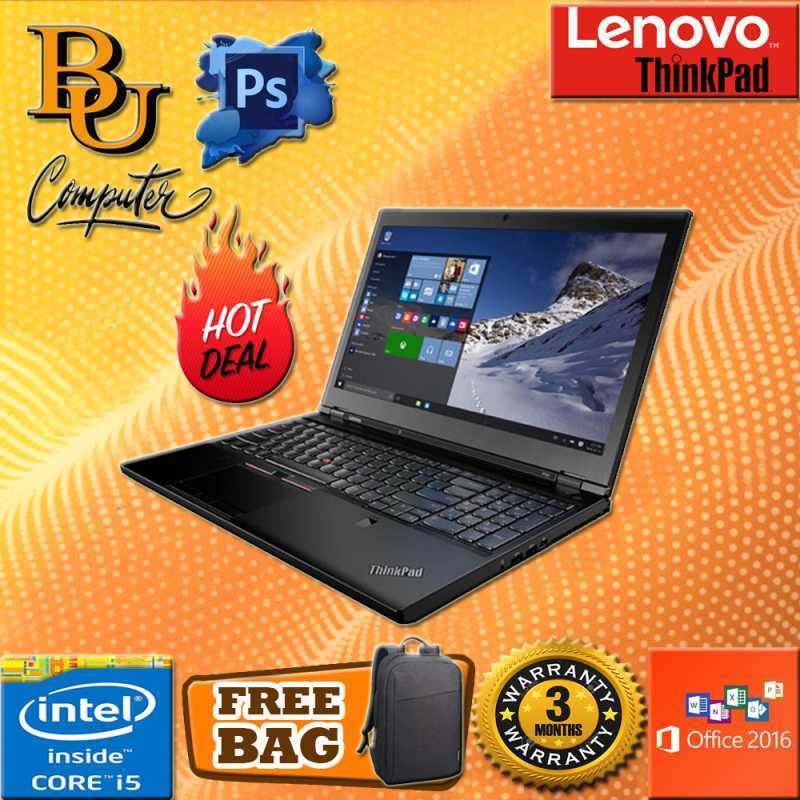 Lenovo Thinkpad P50 I7-6700HQ 32GB DDR 512GB M.2 SSD M1000M CAM W10 A-Ware1