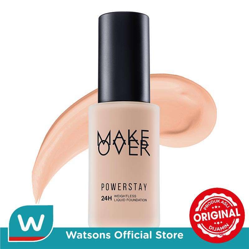 Promo Make Over Powerstay Weightless Liquid Foundation C21 Pink Ivory ...