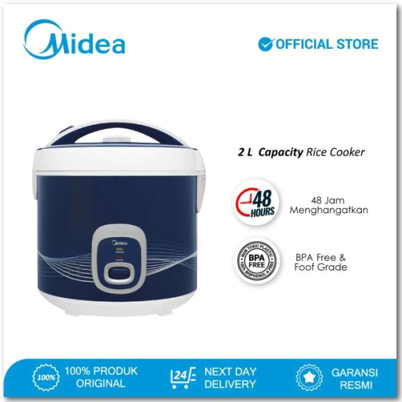 Promo Midea Rice Cooker 2 Liter MRMS6101 Blue Diskon 33 di Seller