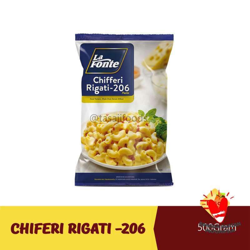 Jual La Fonte Chifferi Rigati 500gr - 206 di Seller Dede collection ...