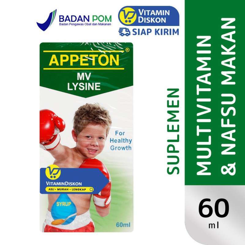 Jual Appeton Suplemen Multivitamin Dan Penambah Nafsu ...