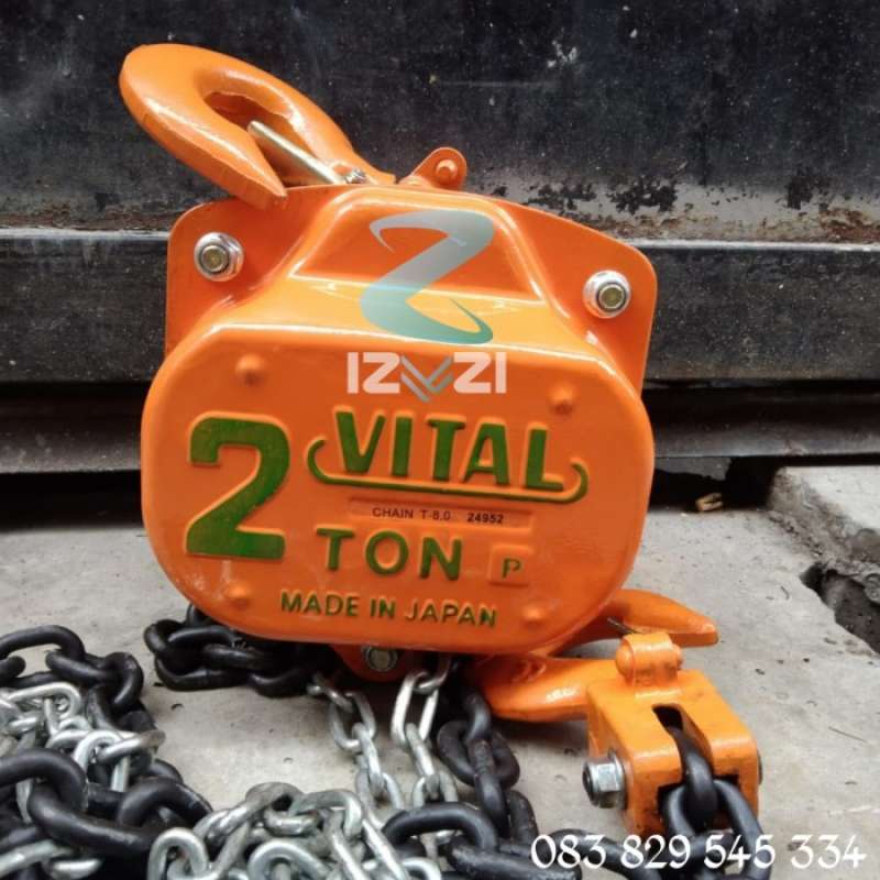 Jual Chain Block Vital 2 Ton X 15 Meter Takel Rantai Manual Made In ...