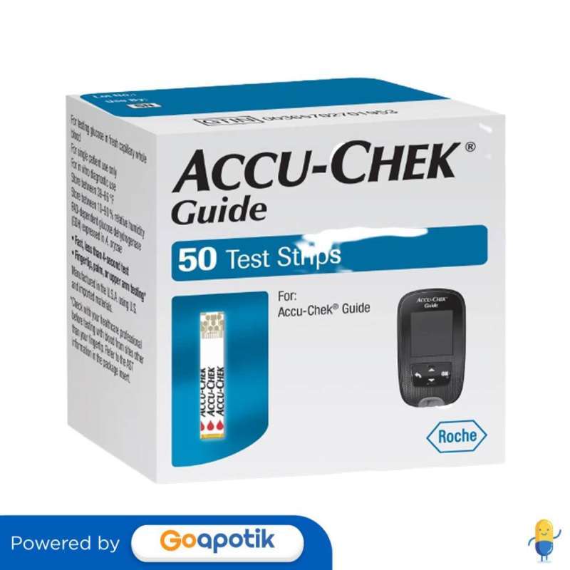 Jual accu chek guide box 50 test strip di seller apotek manjur sehat a