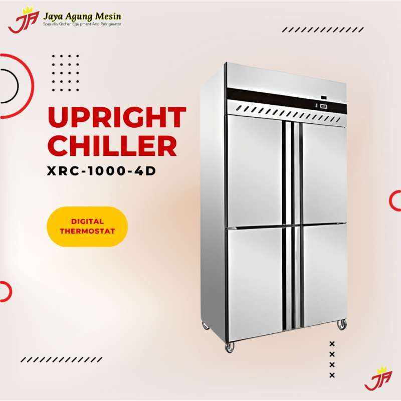 Jual Rsa Xrc-1000-4d Ss Upright Chiller Kulkas Dapur Stainless 4 Pintu ...
