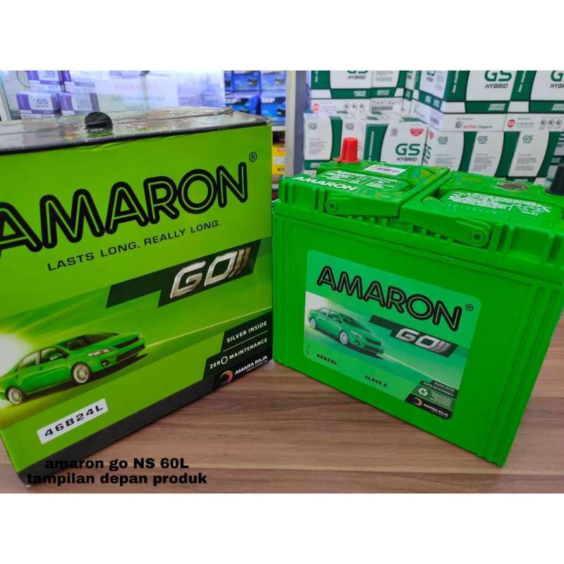 Jual aki mobil AMARON GO NS60L untuk mobil (voxy, sunny,sentra,) di