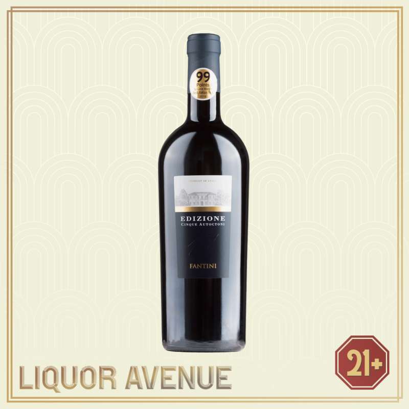 Promo Edizione Cinque Autoctoni Fantini Farnese Italian Red Wine 750ml