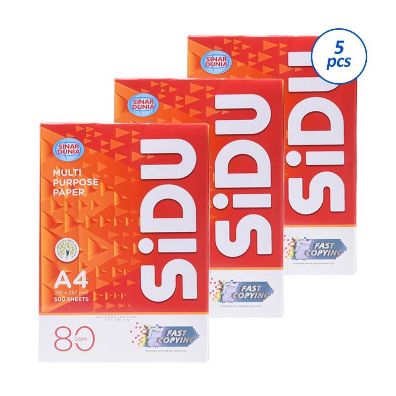 Jual Sinar Dunia Kertas HVS A4 [80 gsm/5 rim] Online