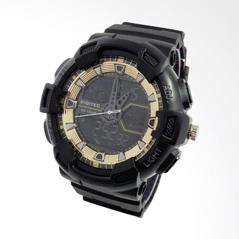 jual digitec dual time jam tangan sport pria black jual digitec dual time jam tangan sport pria black