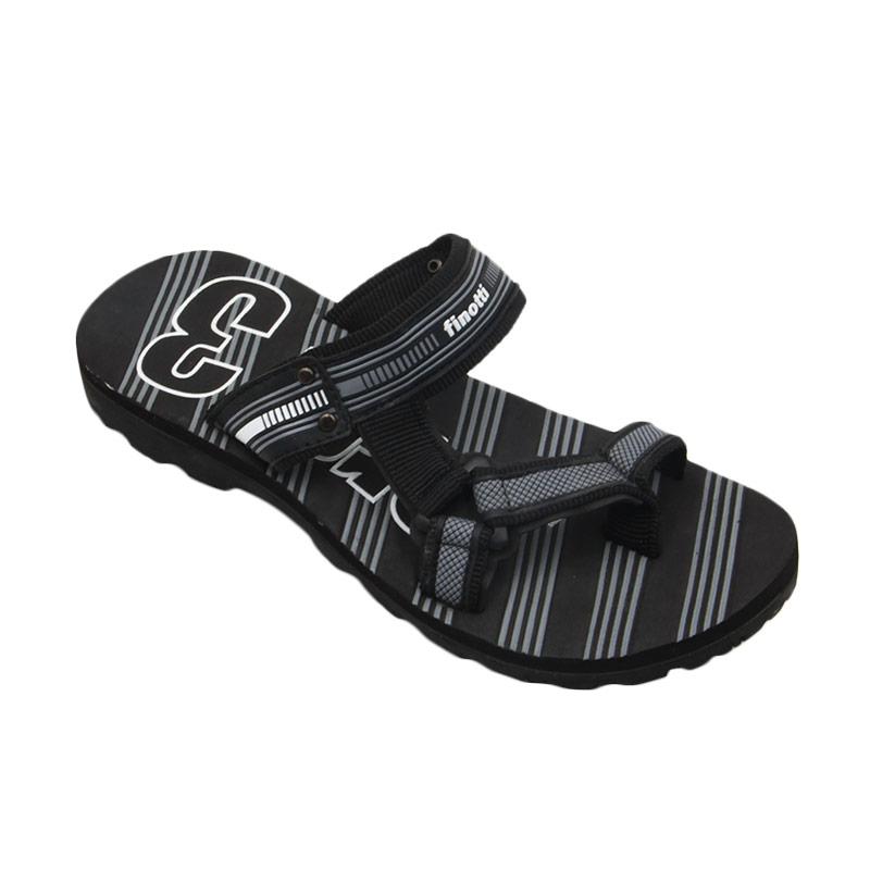 jual finotti jordi 3 sandal pria black grey jual finotti jordi 3 sandal pria black grey