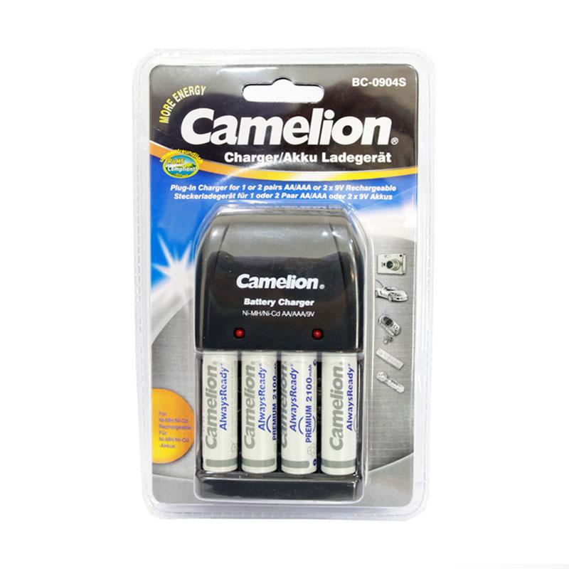 Jual Camelion BC-0904S Charger Baterai with 4 Baterai
