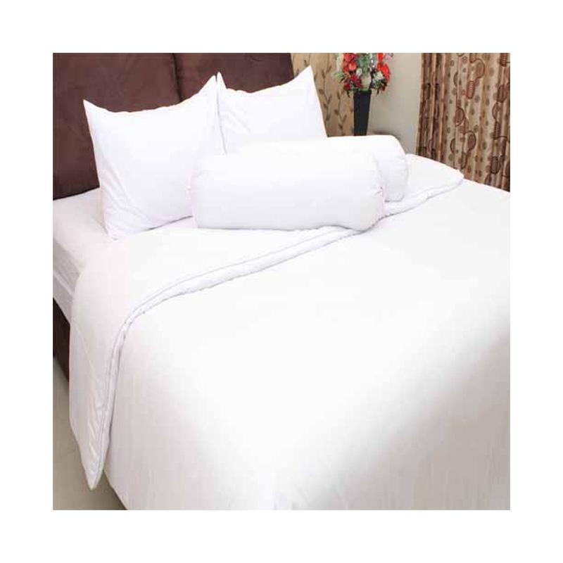 â Chelsea Microtex Set Sprei - Polos Putih Terbaru