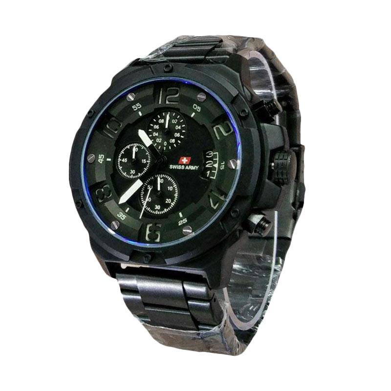 Jual Swiss Army SA1359 DBJam Tangan Pria - Black Online 