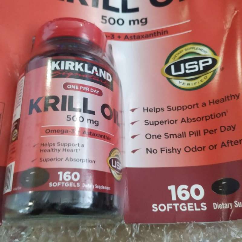 Kirkland Signature Krill Oil Softgels Harvey Costco