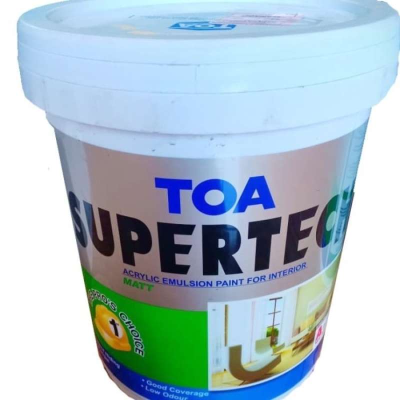 Jual CAT TEMBOK SUPERTECH TOA PAINT INDONESIA 18 L di Seller Unicorn