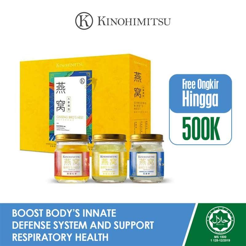 Jual Kinohimitsu Bird's Nest with Ginseng Minuman Sarang Burung [6's