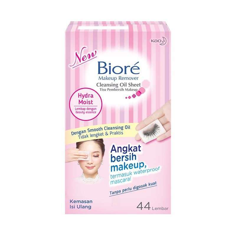 Jual Biore Makeup Remover Cleansing Oil Sheet Refill [44 Lembar] di