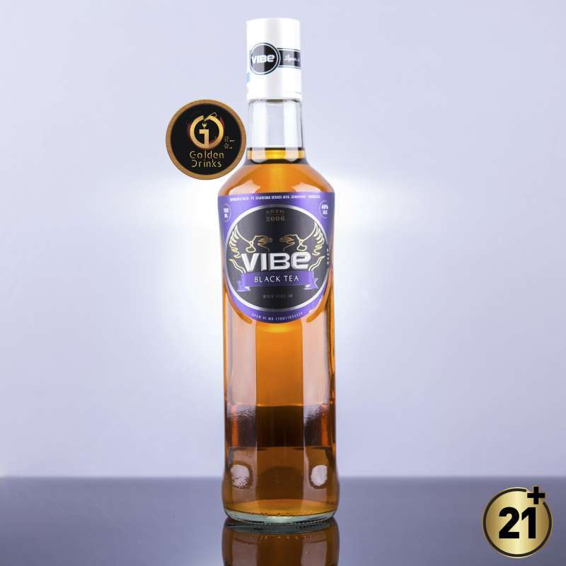 Promo VIBE BLACK TEA Liqueur Premium Series 700ml + FREE SLOKI