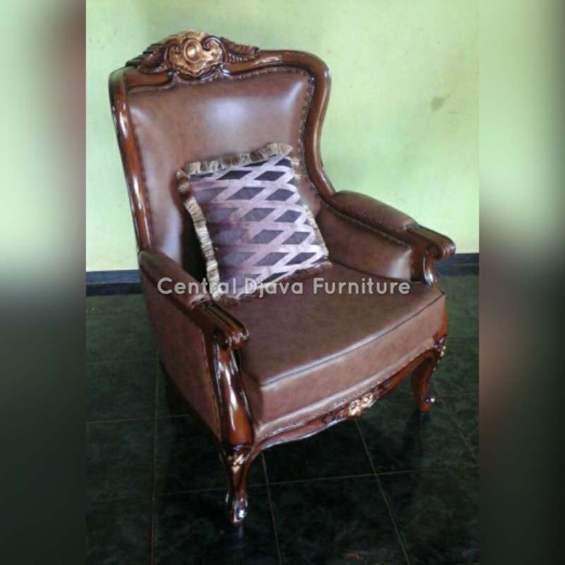 Jual Kursi Sofa Single Untuk Studio Kayu Jati Jepara Multicolor di Seller Central Djava