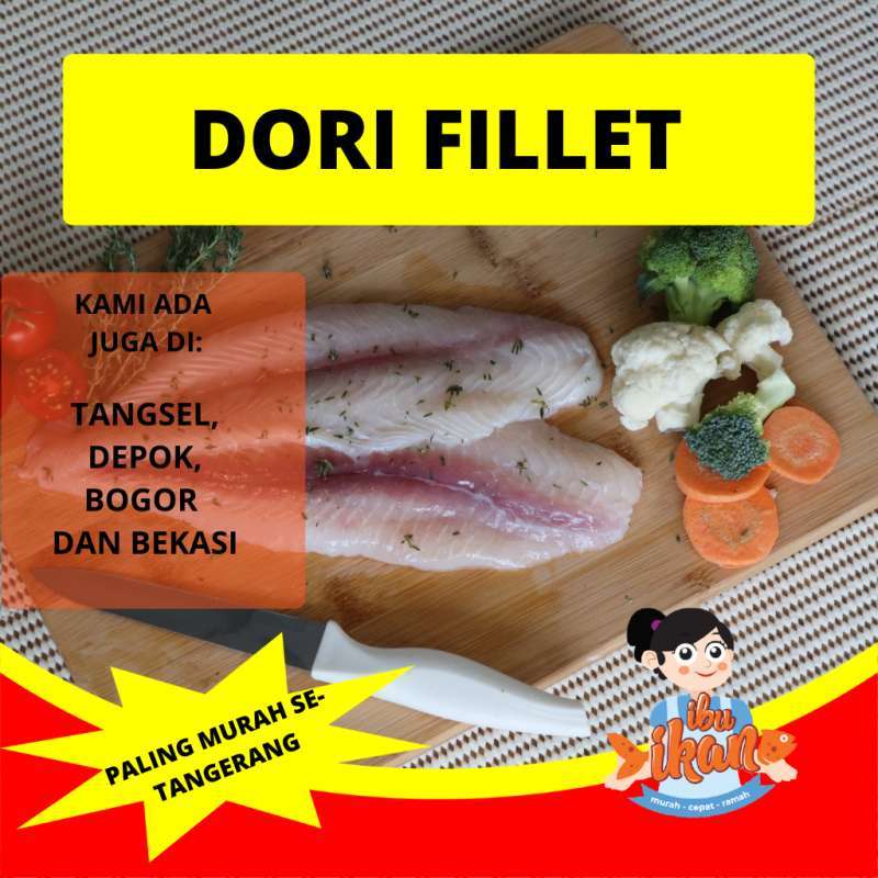 Jual IKAN DORI FILLET 250 GRAM LOKAL FROZEN KEMASAN FROSH di Seller IBU