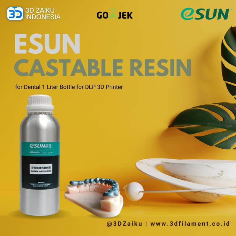 Jual eSUN Castable Resin for Dental 1 Liter Bottle for DLP 3D Printer