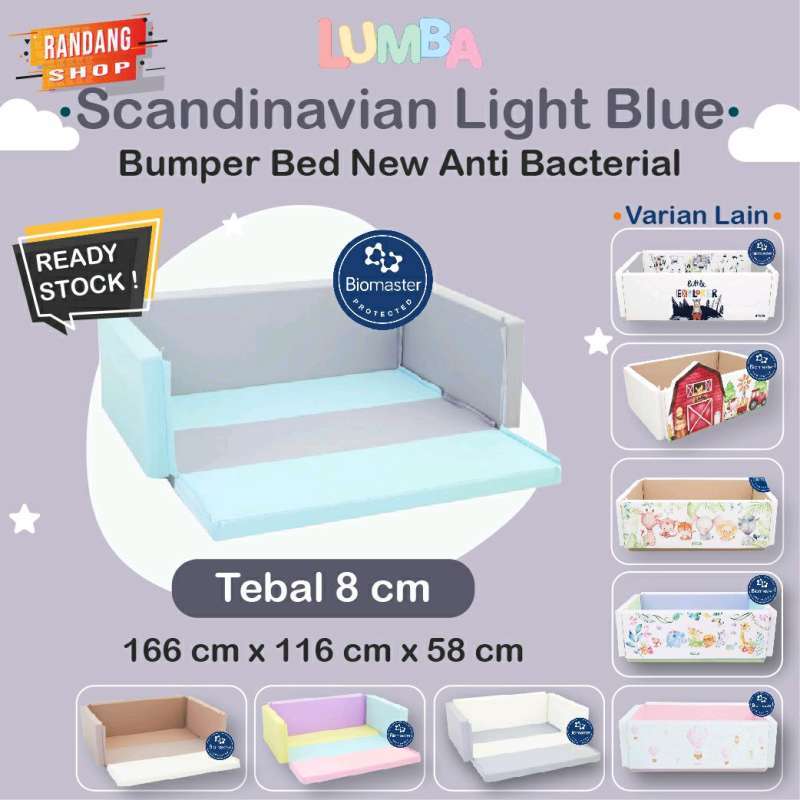 Jual Lumba Playmat Bumper Bed Bumpermat Box Bayi Tebal 8 Cm