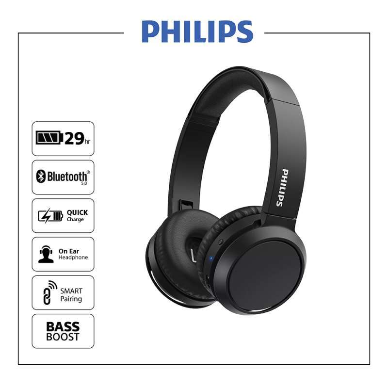 Купить Наушники беспроводные Philips TAH4205 On-Ear Wireless Blue ...