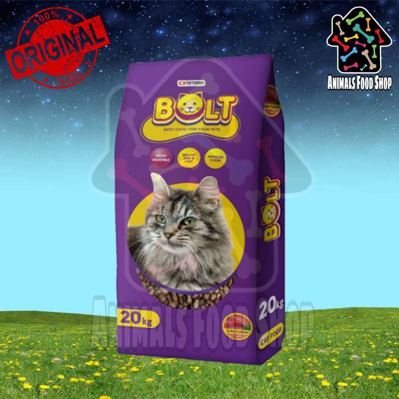 Jual BOLT TUNA / SALMON Makanan Kucing BOLT 20KG KHUSUS JNE GOJEK/GRAB di Seller Animals Food
