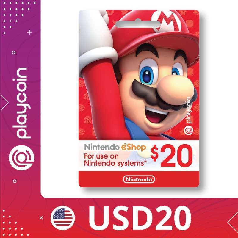 Jual [Nintendo Nintendo USD 20 Digital Voucher di Seller