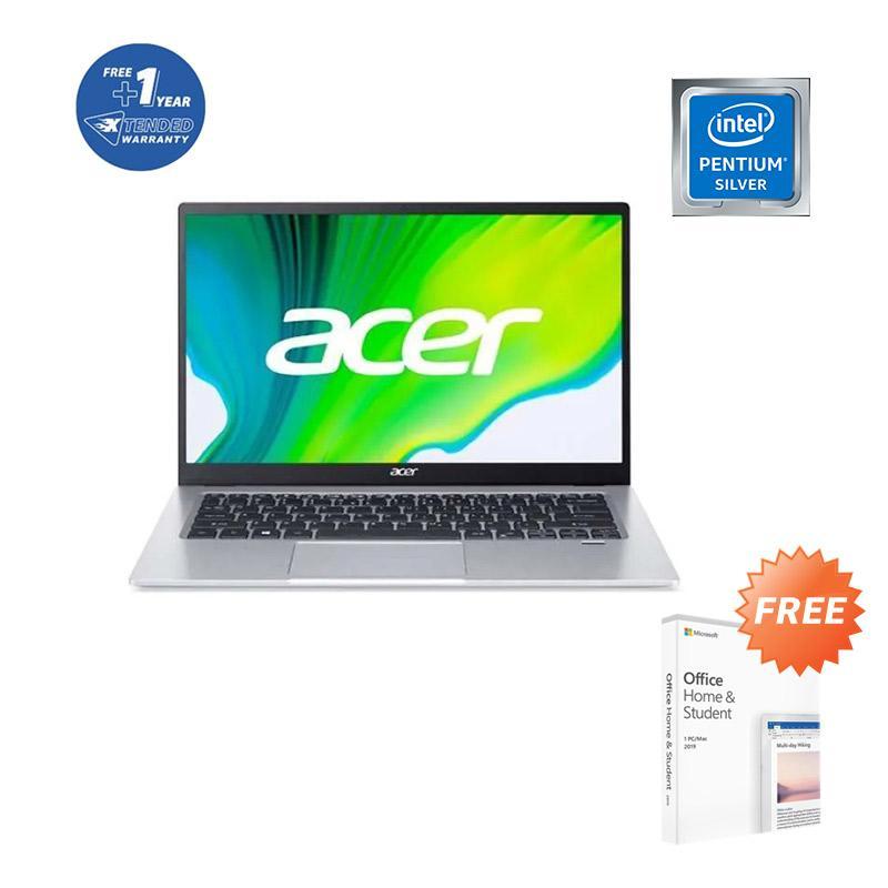 Jual Acer Swift 1 Fresh Sf114-34-p2vu Laptop - Silver [14