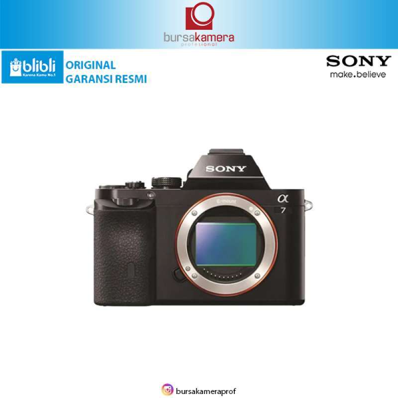 Promo Sony Alpha A7 Kamera Mirrorless [Body Only] Diskon 19 di Seller Bursa Kamera Profesional