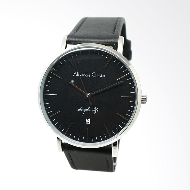 Jual Alexandre Christie Man Jam Tangan Pria - Silver Black 