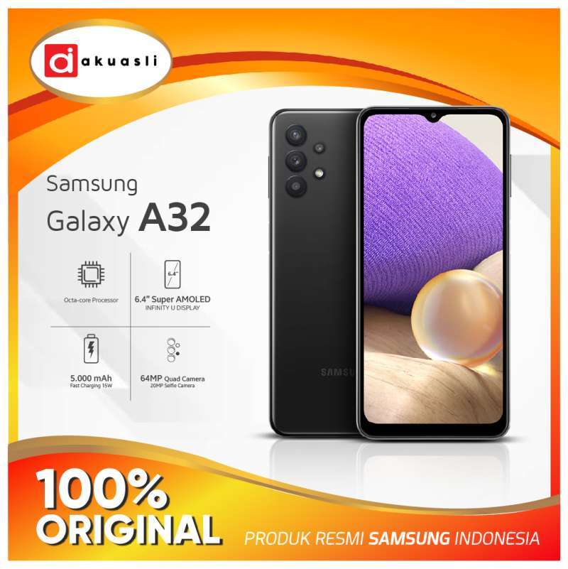 âˆš Hp Samsung A32 6/128 8/128 Gb Kamera 4k Amoled Galaxy Android Nfc Ram