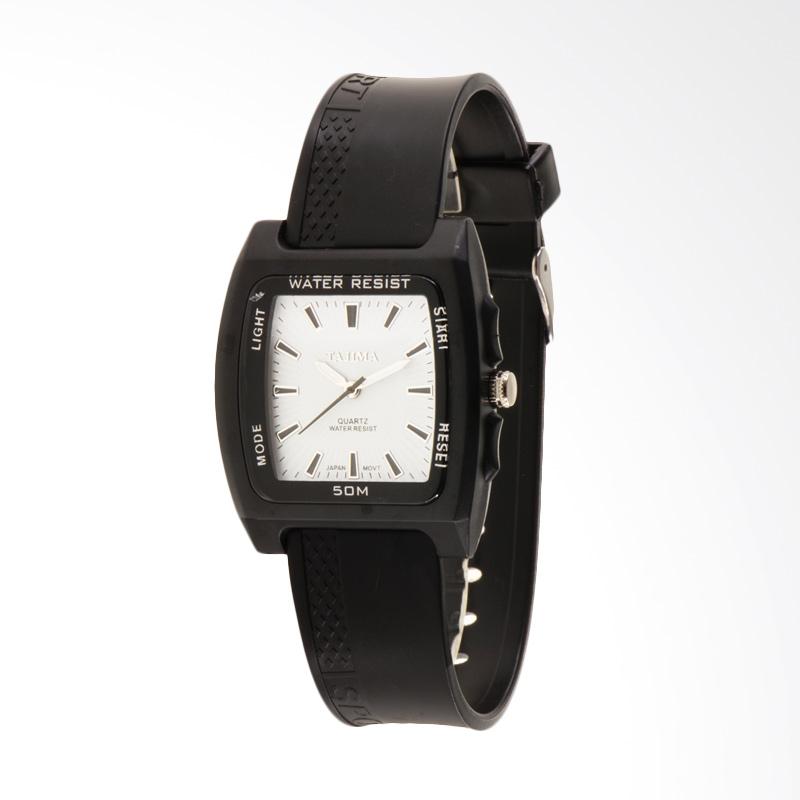 Jual Daily Deals - Tajima Analog Watch Rubber Jam Tangan 
