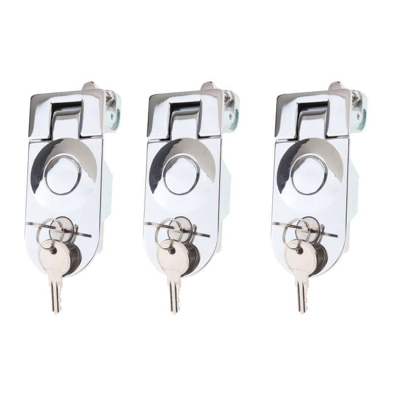 Promo 3 lot Flush Lever Compression Latch Key Lock For RV Camper
