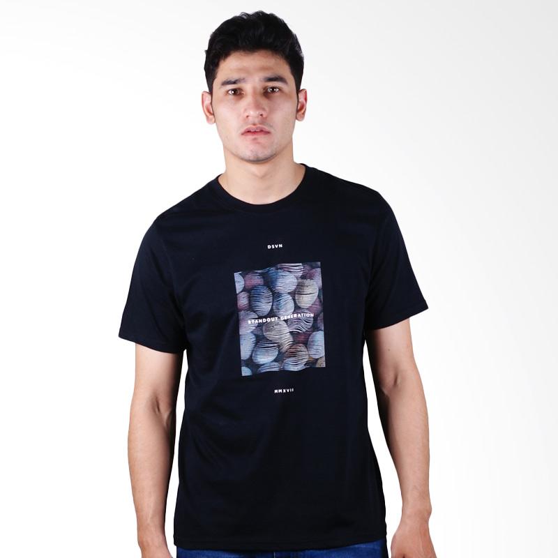 jual dsvn carnell printed t shirt pria black jual dsvn carnell printed t shirt pria black