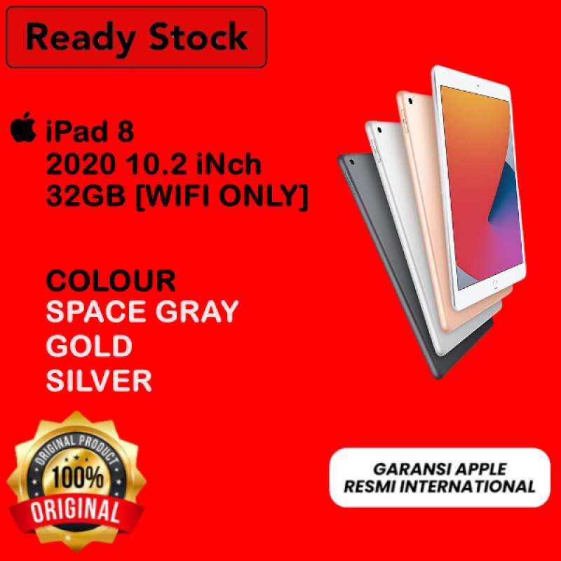 âˆš Ipad 8 (2020) 32gb Wifi Only Terbaru Agustus 2021 harga