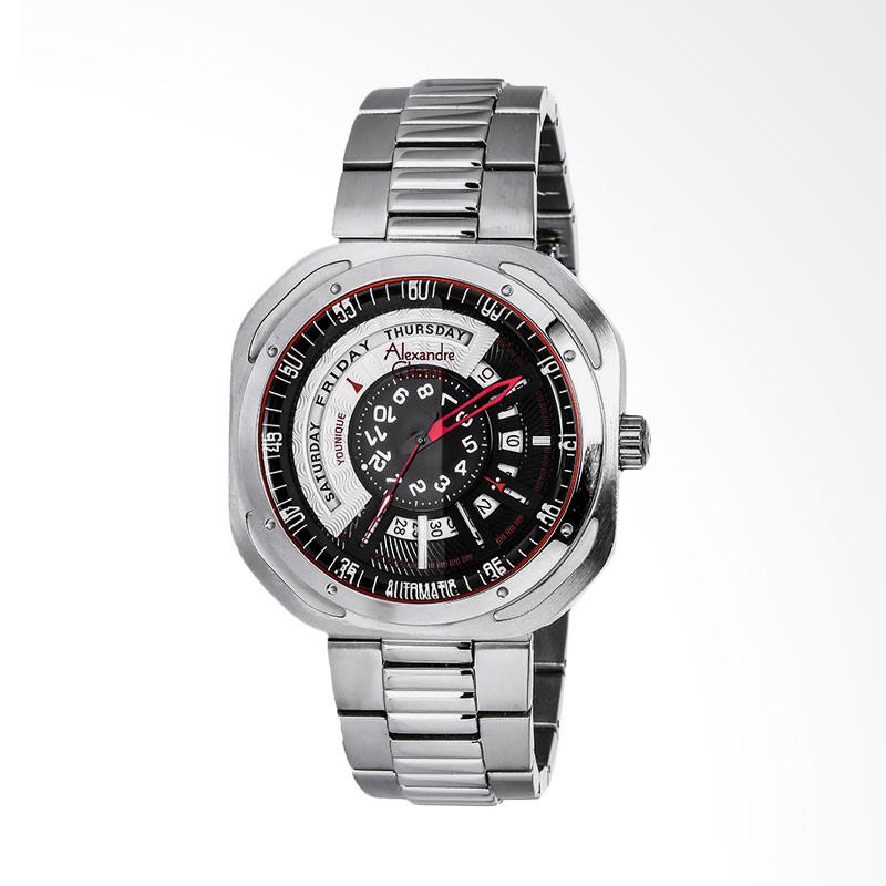 Jual Alexandre Christie Men Watch Jam Tangan Pria - Black 
