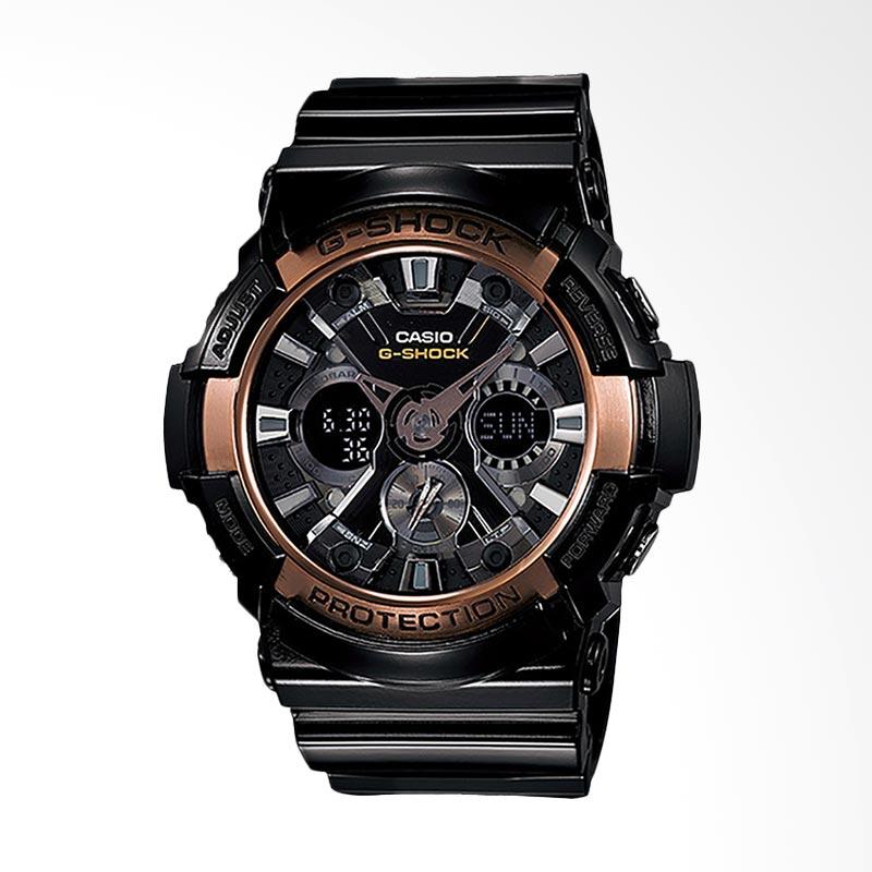 jual casio g shock jam tangan pria black gold ga 200rg jual casio g shock jam tangan pria black gold ga 200rg