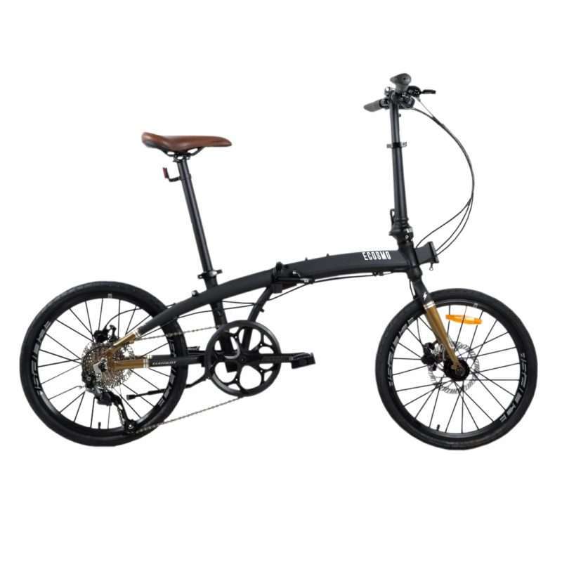 Jual Element Folding Bike Ecosmo 10sp Edisi Filosofi Kopi Black di Seller Element Bike