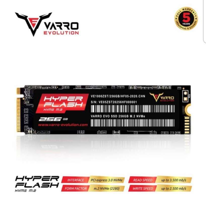 Promo SSD VARRO Evolution NVME 256GB di Seller nduwet - Kota Jakarta