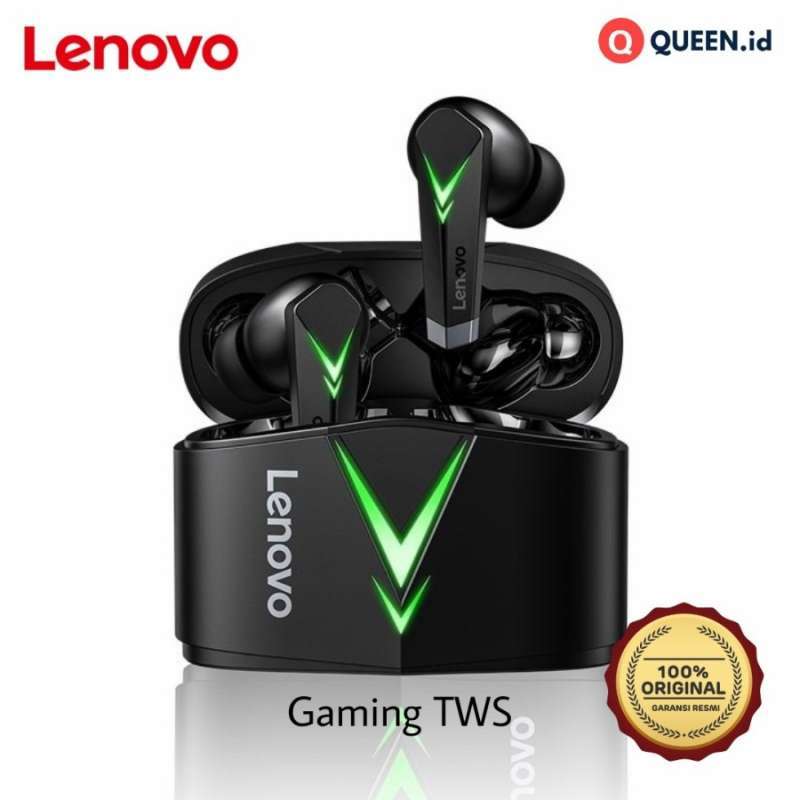 Jual Lenovo LP6 Wireless Bluetooth Headset TWS Gaming Noise Reduction