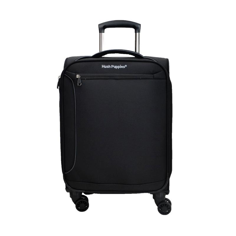 Jual Hush Puppies 693134 Expandable Soft Spinner Case Luggage Travel Bag Black [24 Inch] di