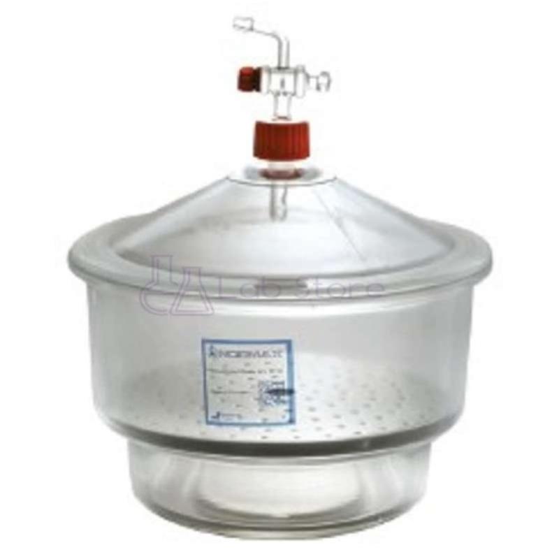 Jual Desiccator Vacuum 250 mm With Stopcock With Porcelain Plate Normax di Seller Lab Store