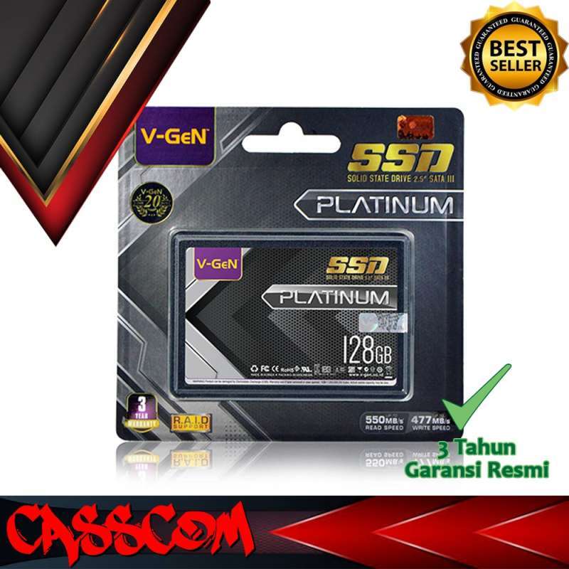 Solite State Jual SSD V-GEN 128GB Solite State Drive SATA 3 Resmi di Seller CassCom ...