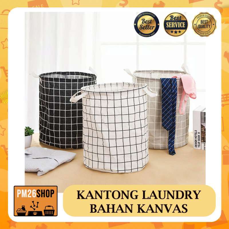 Jual KERANJANG TEMPAT CUCIAN BAJU KOTOR KAIN LAUNDRY BAG BESAR di