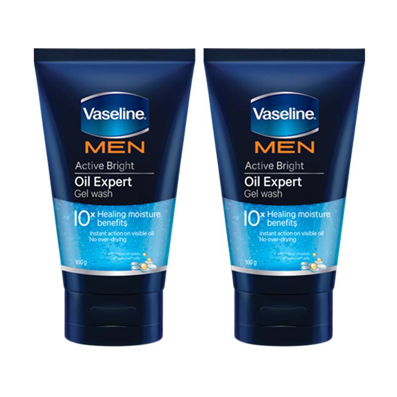 Jual Vaseline Men Gel Oil Expert Facial Wash Sabun Wajah