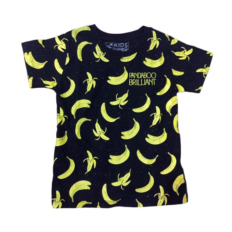 Jual Pandaboo Pisang Kids Kaos Anak - Black Online - Harga